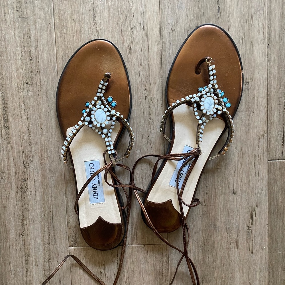 Jimmy Choo Jeweled Sandal